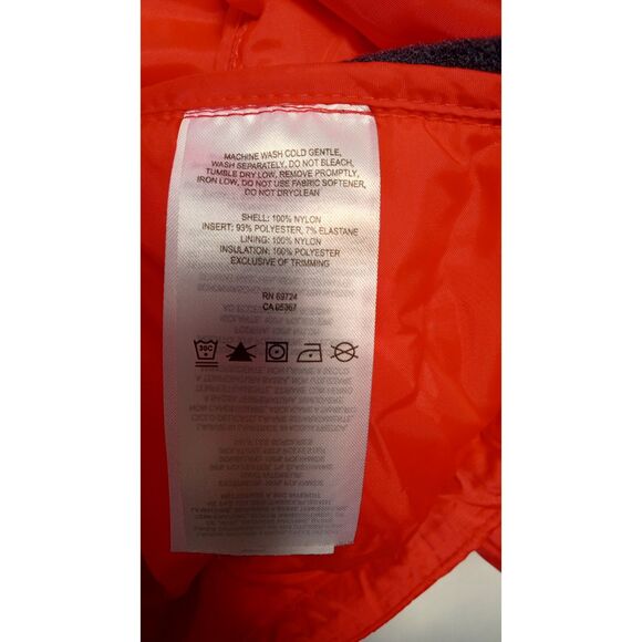 Columbia Red/Black Powder Pillow Hybrid Puffer Jacket Women's Small - Picture 5 of 16